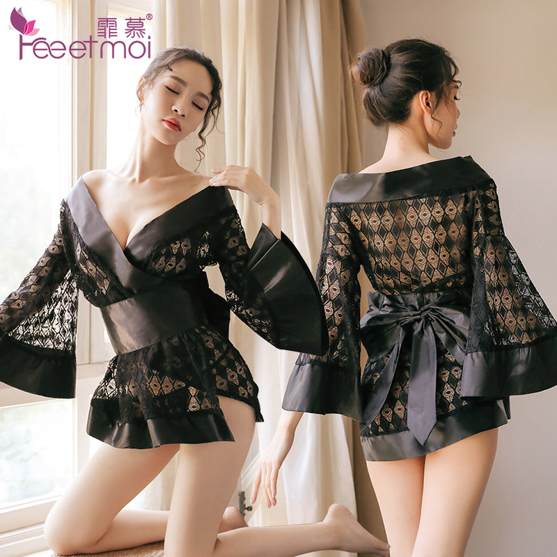 霏慕时尚蕾丝和服套装7966