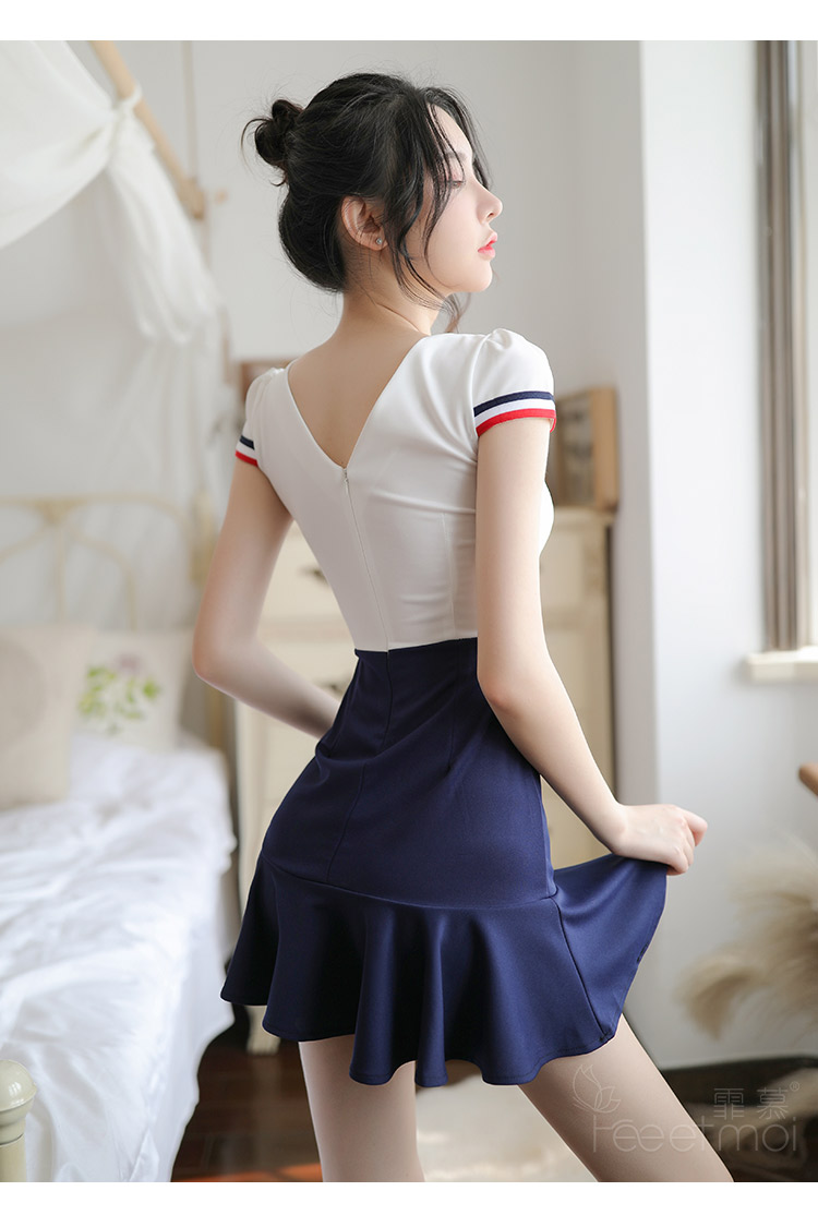 霏慕温柔俏丽秘书裙7963